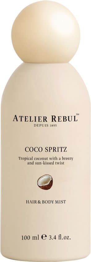 Atelier Rebul Coco Spritz - Hair & Body Mist (100ml) - Zachte & Verfrissende Geur -Spray voor Huid & Haar