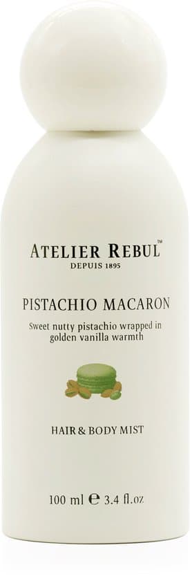 Atelier Rebul Pistachio Macaron - Hair & Body Mist (100ml) - Zachte & Verfrissende Geur -Spray voor Huid & Haar