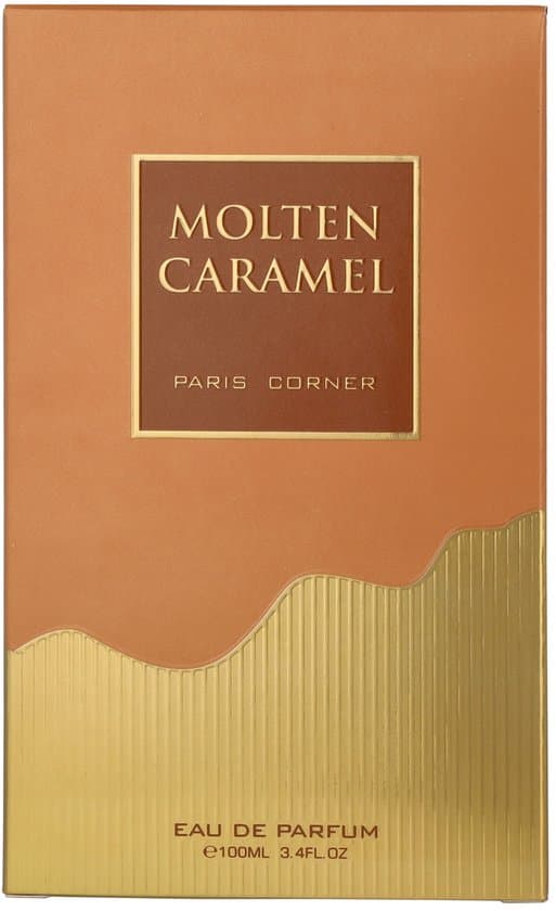 Paris Corner Molten Caramel parfum - Unisex eau de parfum met zoete noten - 100 ml