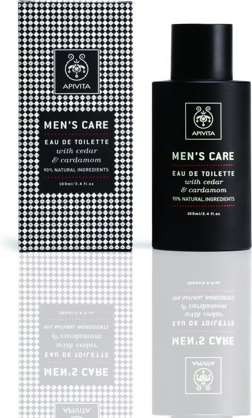 Apivita Men's Care Eau de Toilette with Cedar & Cardamon 100ml