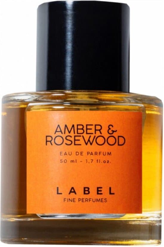 Label Fine Perfumes Amber & Rosewood Eau de Parfum 50 ml | Unisex Parfum