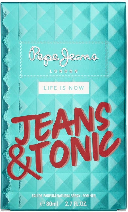 Pepe Jeans Life Is Now Jeans & Tonic For Her Edp Spray 80 ml
