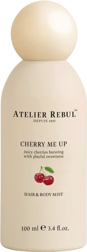 Atelier Rebul Cherry Me Up - Hair & Body Mist (100ml) - Fruitige & Bloemige Geur - Spray voor Huid & Haar