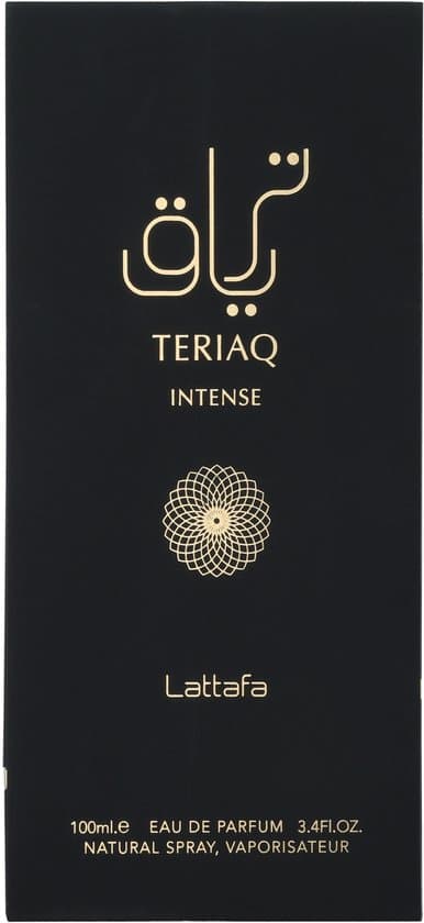 Lattafa Teriaq Intense Eau de Parfum 100ml | Unisex Parfum